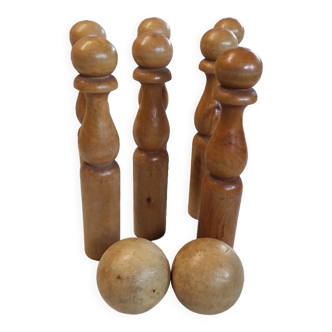 Jeu de quille en bois