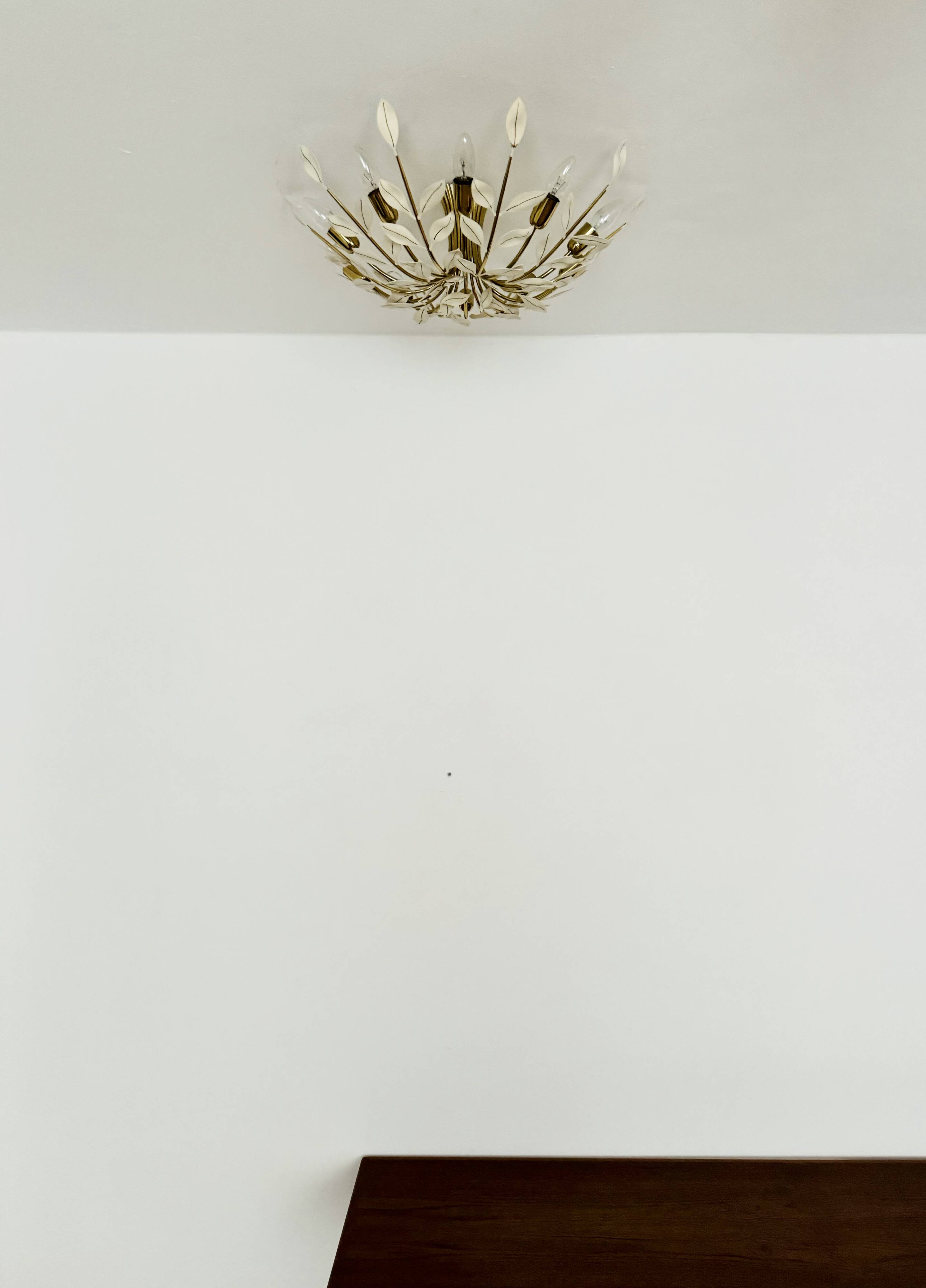 Flush Chandelier by Vereinigte Werkstätten München