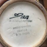 Rare complete Saint Jean de Bretagne coffee service - 10 cups, coffee pot.