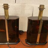 Pair of table lamps Éric Maville, Circa 70