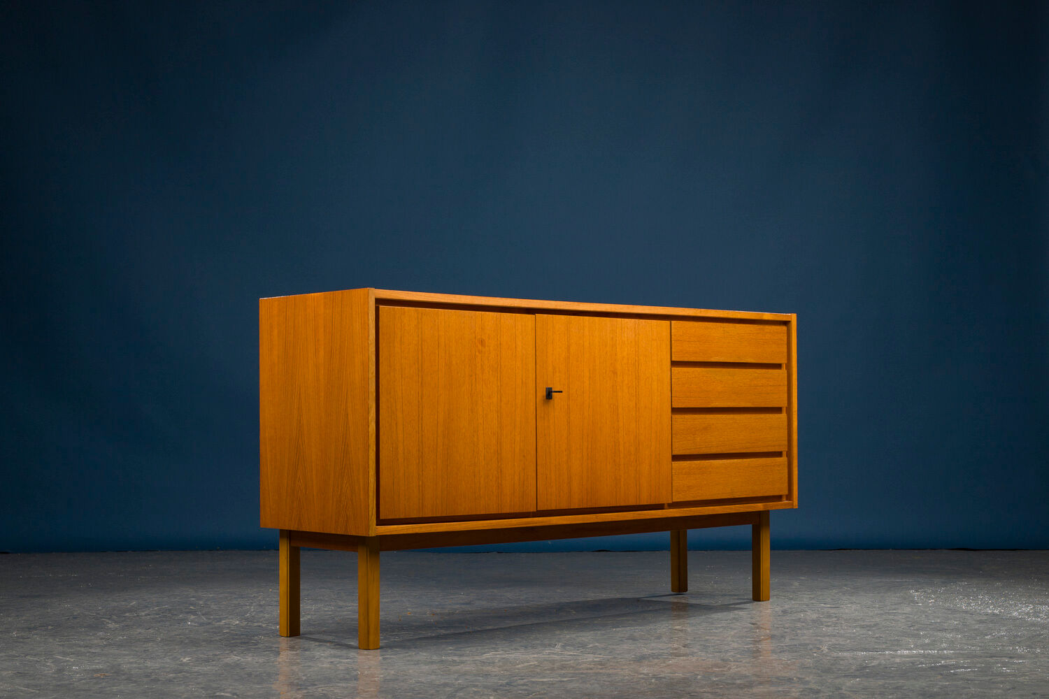 Vintage Teak Sideboard, 1980s
