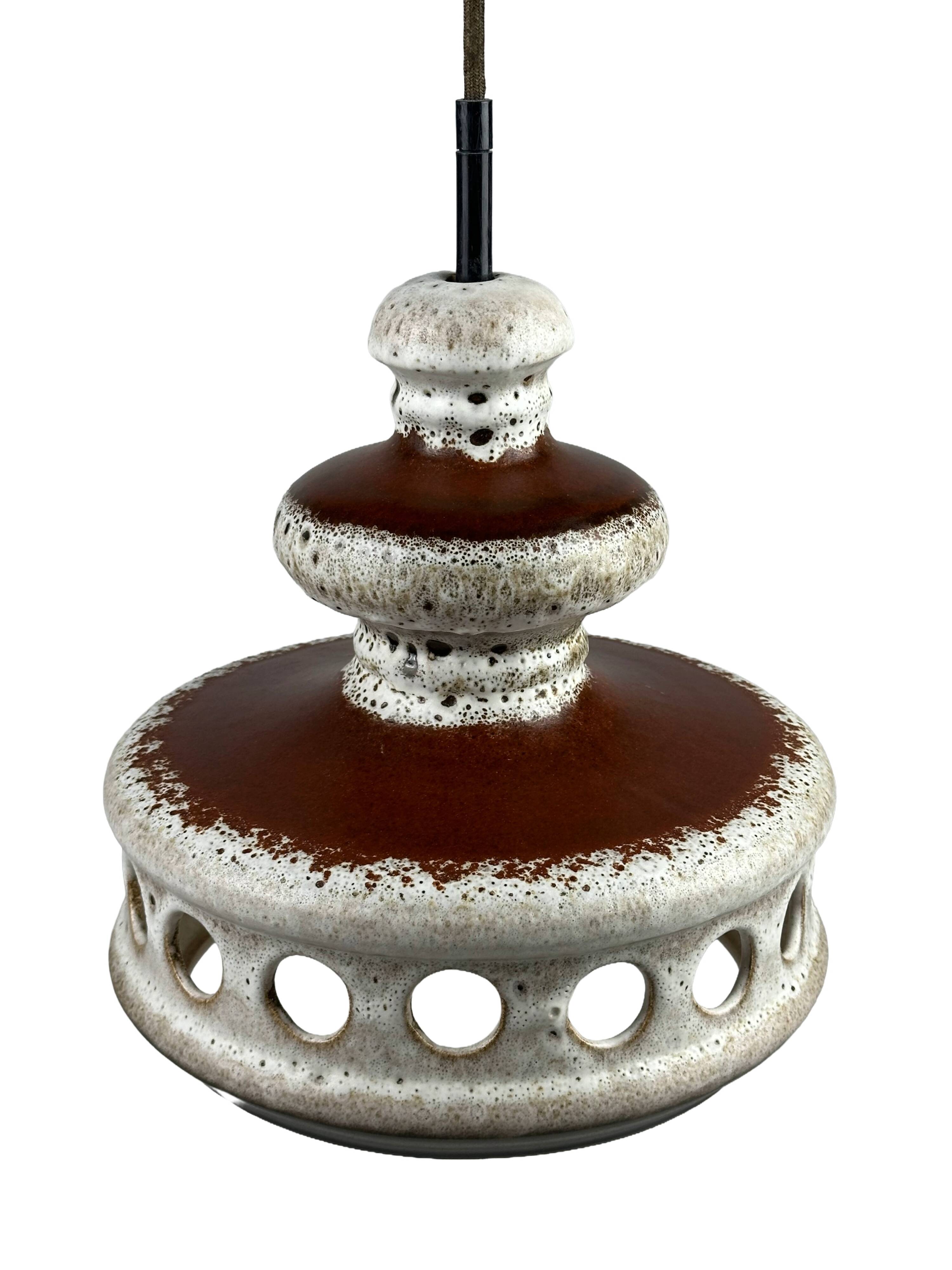 1960s 1970s Ceramic Ceiling Lamp, Hanging Lamp, Mid-Century Design