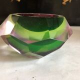 Cendrier en verre de Murano par Flavio Poli, Italie circa1960