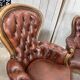 Chesterfield upholstered living room