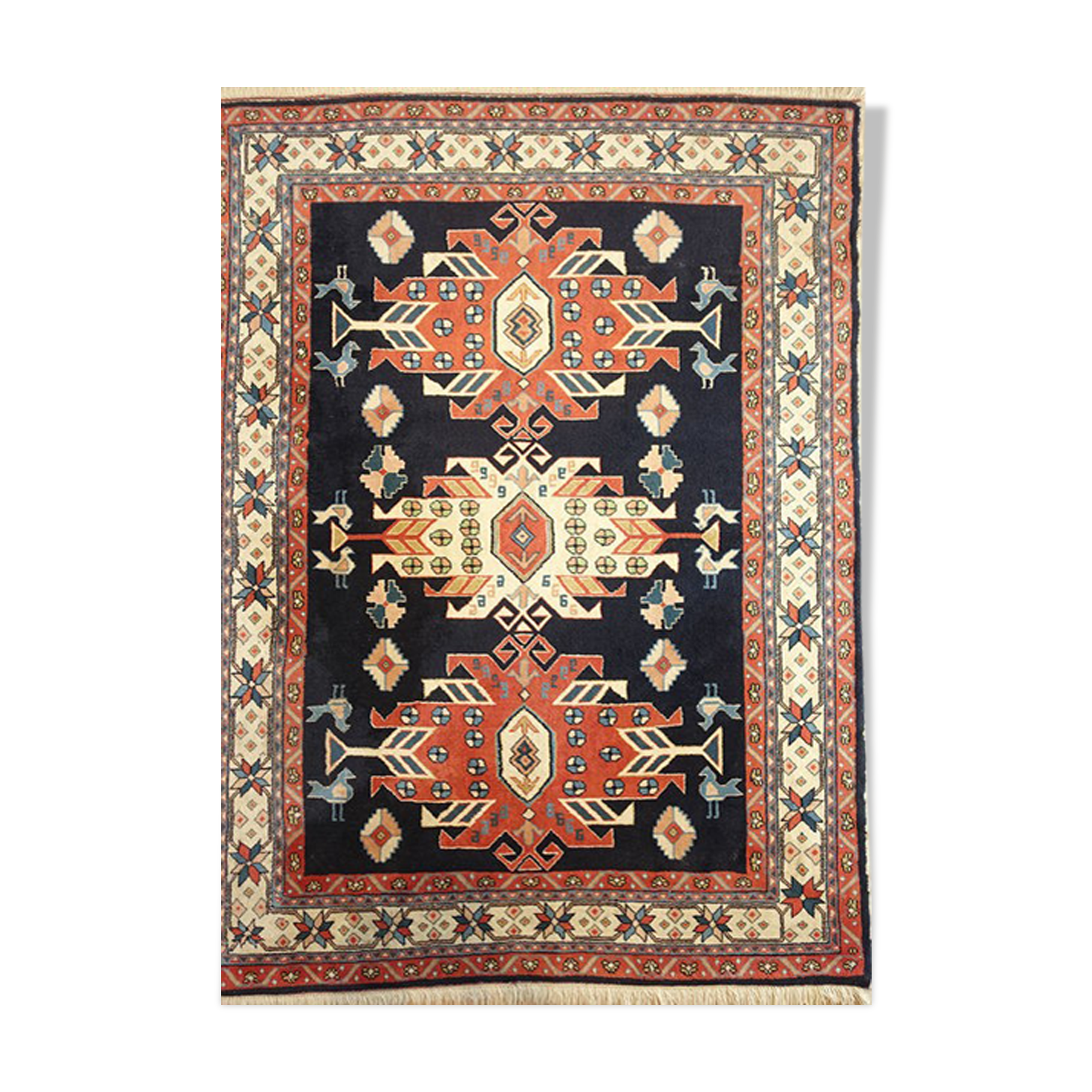 Tapis kazakh adler XXeme 124x178cm
