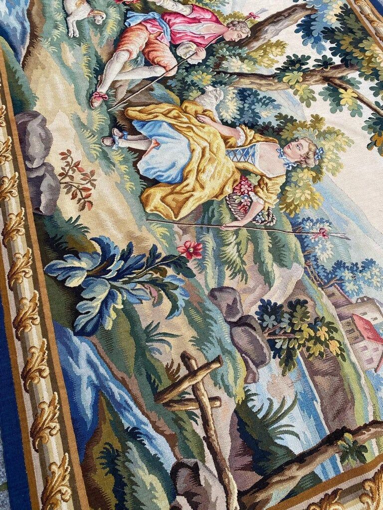 Mid-century French Aubusson tapestry