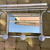 Coat rack aluminum 1970s