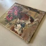 Old still life signed Georges Schirmann 1947