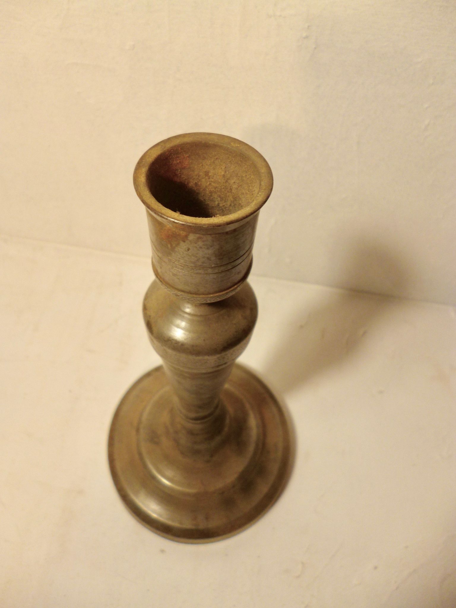 Tin candlesticks