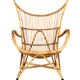 Rattan Armchair XL - mid century modern - japandi - very rare model