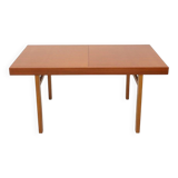 Rectangular dining table with extendable top, 1960s.