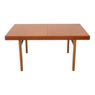 Rectangular dining table with extendable top, 1960s.