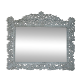 Grand Antique Carved and Hand-Painted Fireplace Mirror, Birman Liberty's London