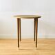 Table d’appoint vintage pieds fuselés 1950