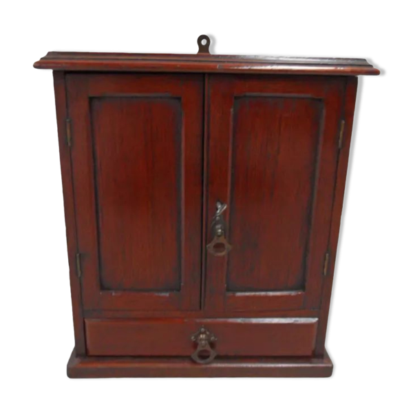 Armoire à bijoux en acajou ancien