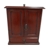 Armoire à bijoux en acajou ancien