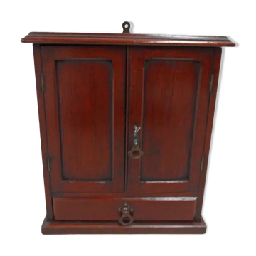 Armoire à bijoux en acajou ancien