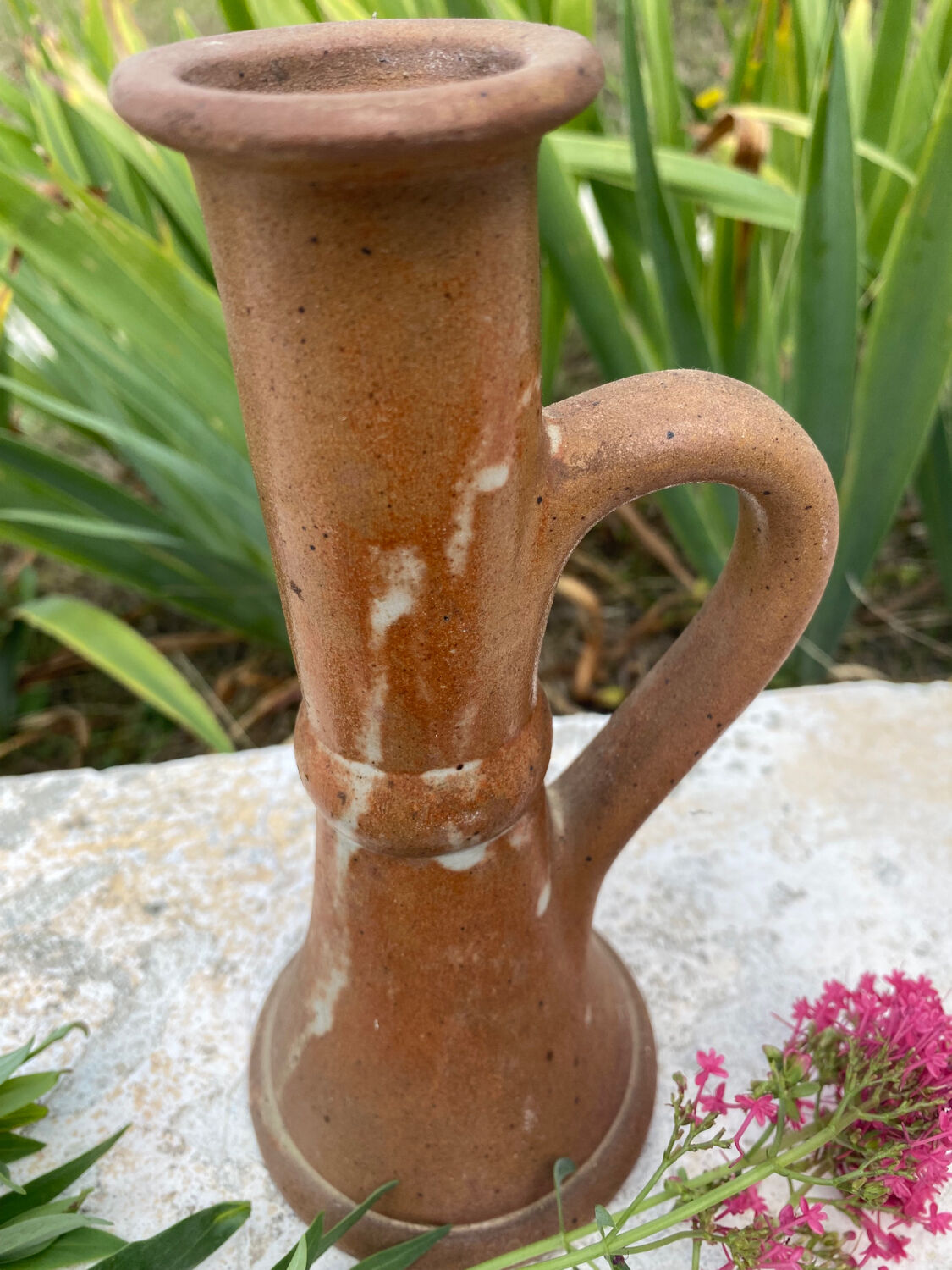 Sandstone candle holder