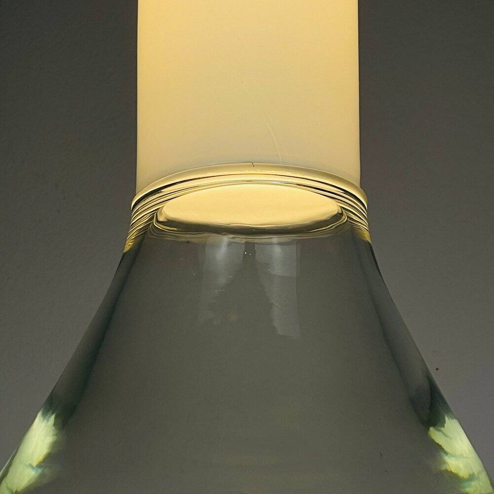 Suspended lamp Samanta in Murano glass attributed to Roberto Pamio for Leucos, Italy, 1970s.