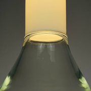 Suspended lamp Samanta in Murano glass attributed to Roberto Pamio for Leucos, Italy, 1970s.