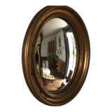 Miroir ovale bombe sorcière ancien