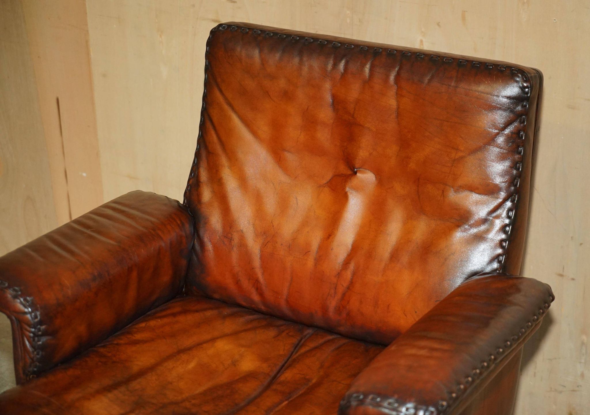 Chaise de bureau pivotante Mid Century Modern De Sede DS35 cuir
