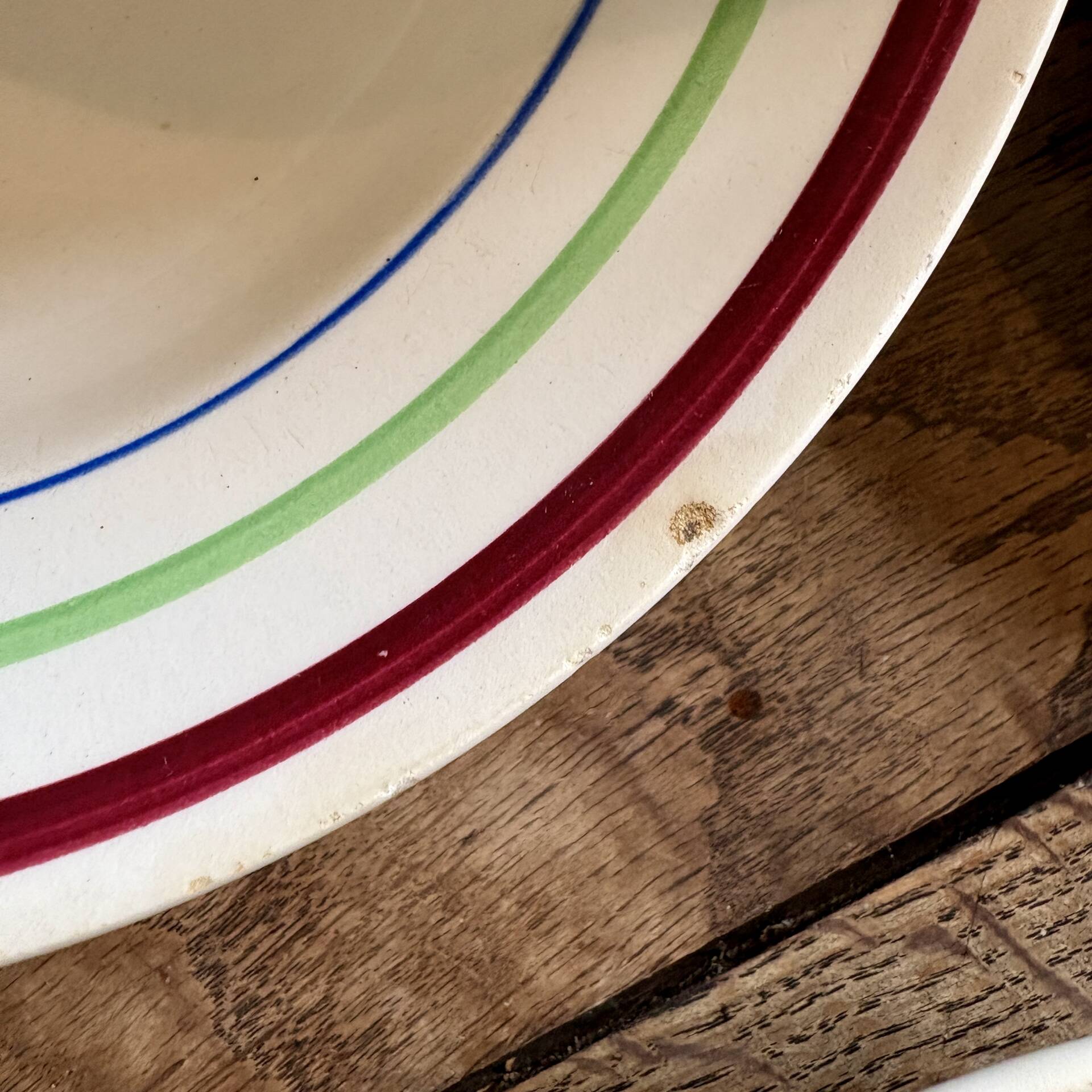 Set of 6 vintage deep plates, Gildas models