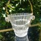 Vintage 60s cut glass ice bucket