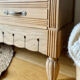 Parisian art deco cabinet 1930 in raw wood