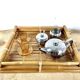 Rattan serving tray