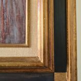 Huile sur toile par Jean Pesce Le Miroir