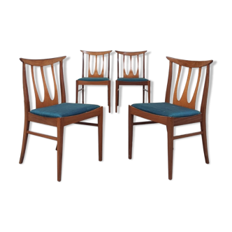 Mid century G-plan set teak dining chairs danish Scandinavian design retro