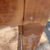 wooden bistro table, vintage, countryside, bohemian