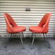 Pair of chairs "Conference" 50's by Eero Saarinen for Knoll