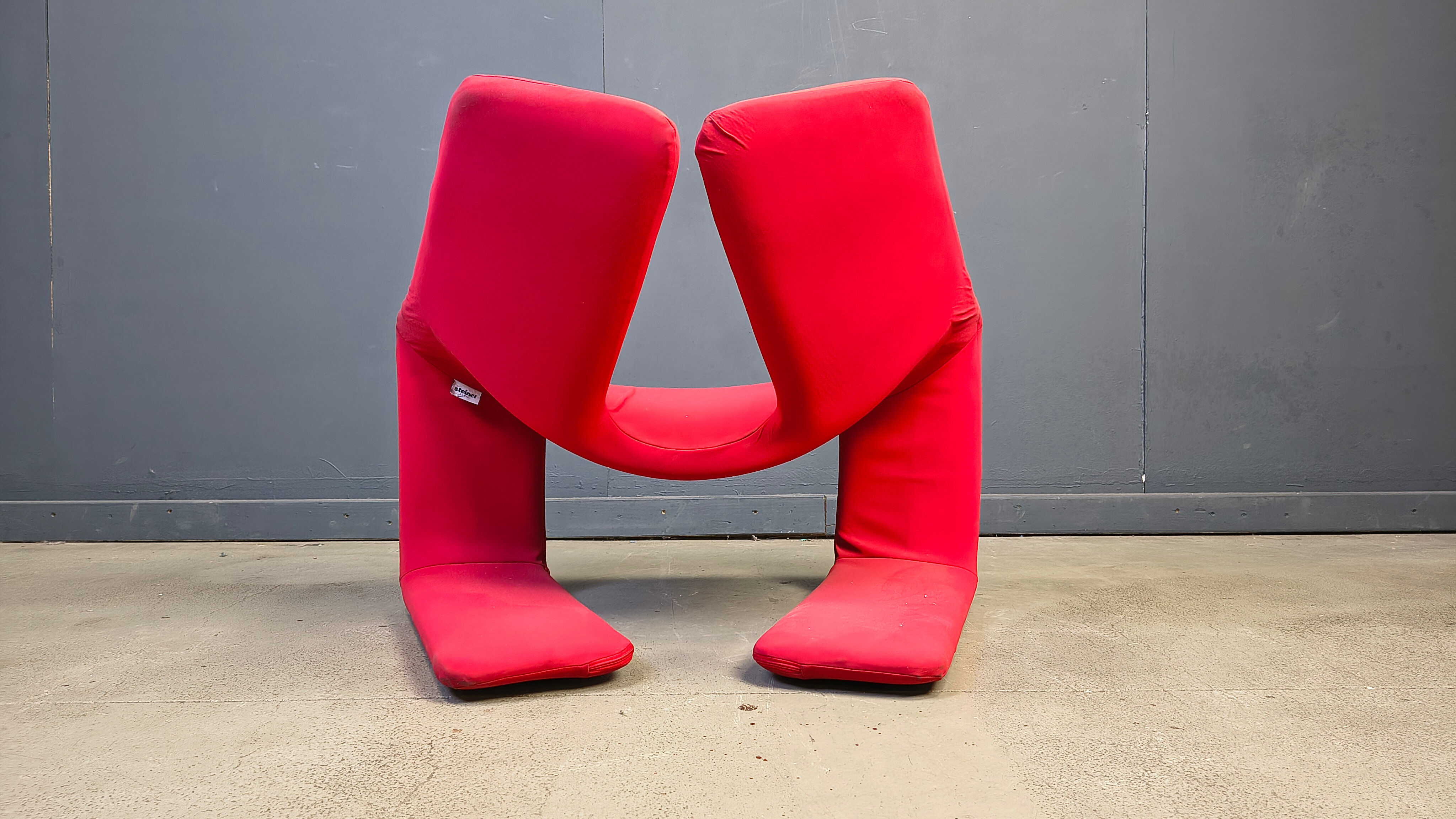Zen lounge chair by Kwok Hoi Chan for Steiner Paris, 1980s