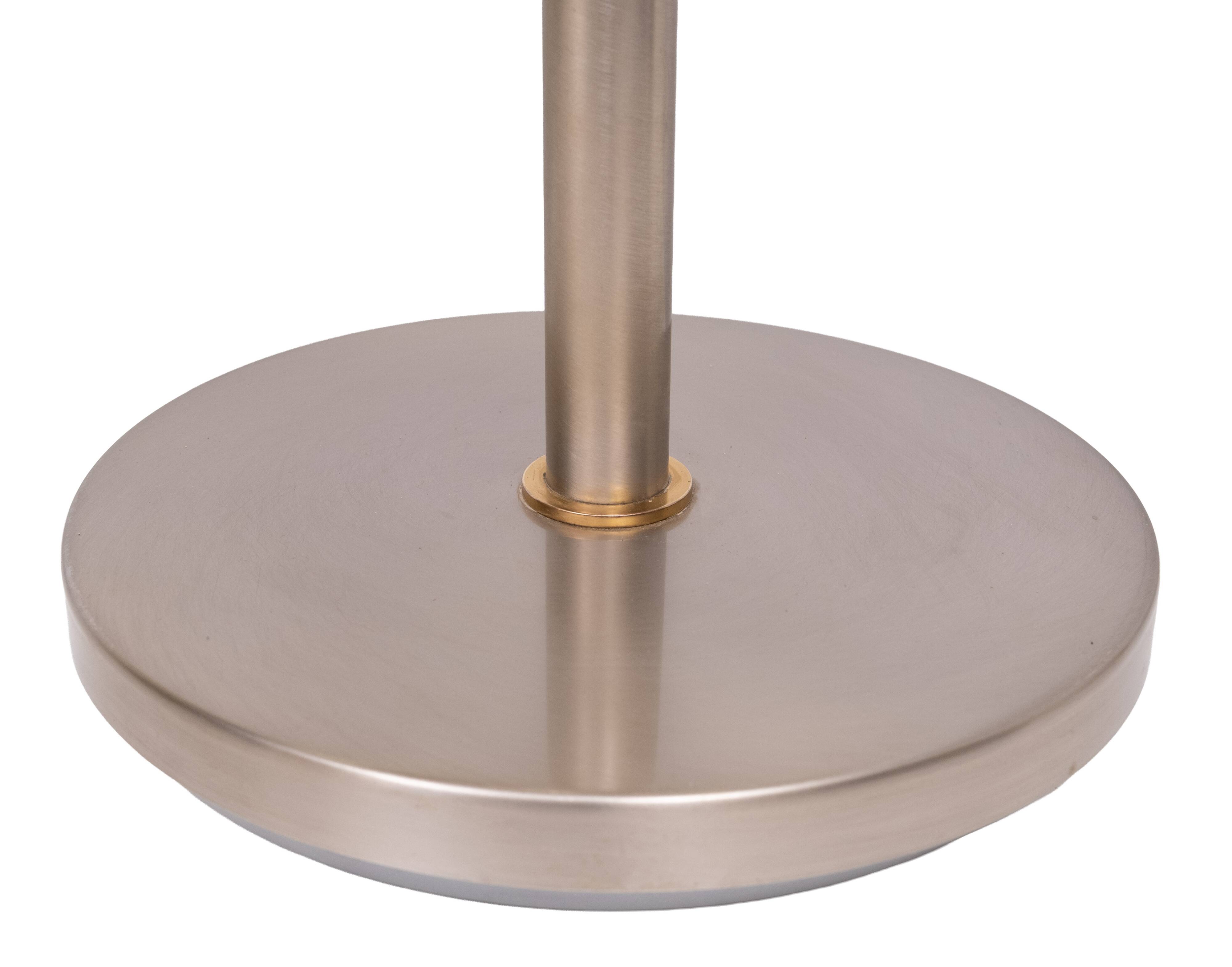 Two Tone Brass Aluminum table lamps 1980s Germany