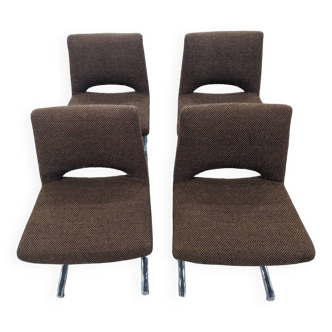 Lot de 4 chaises Georges frydman