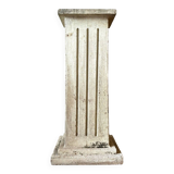 Gray concrete column