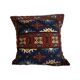 Ethnic wool cushion cover embroidered by hand 40x40 cm