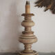 Vintage turned wood lamp, table lamp, lamp to place, Florentine lamp.