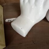 Ceramic Hands Bookends