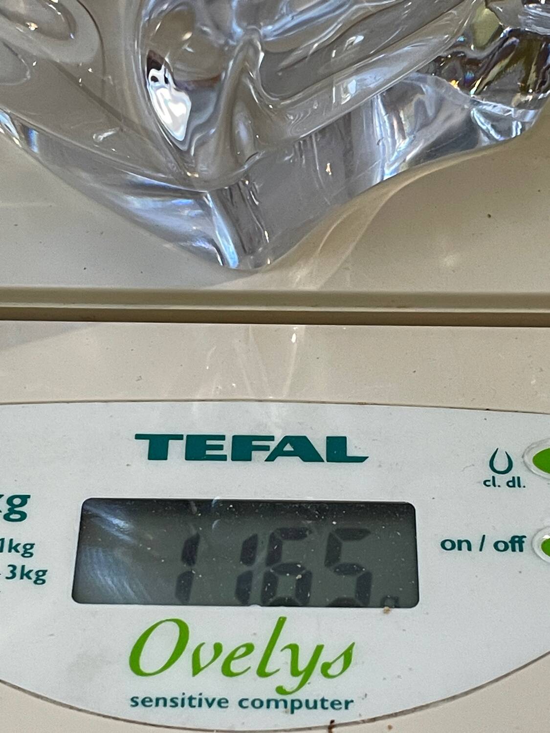 Cendrier ou vide-poche en Cristal de Bayel