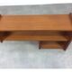 Suite of asymmetrical Scandinavian wall shelves 60s