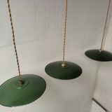 3 enamelled sheet metal suspensions