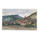 André Duculty (1912-1990) Watercolor on paper "Kaysersberg (Alsace)" Signed lower right