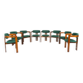 Lot de 8 chaises Pamplona par Augusto Savini pour Pozzi, Italie, années 1960