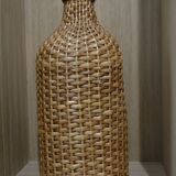 Large wicker bottle