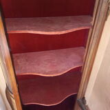 curved louis xv-style showcase
