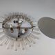 Sun Mirror Lamp Pink 1970s