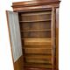 Armoire ancienne en placage d’acajou - portes vitrées - XIXe siècle
